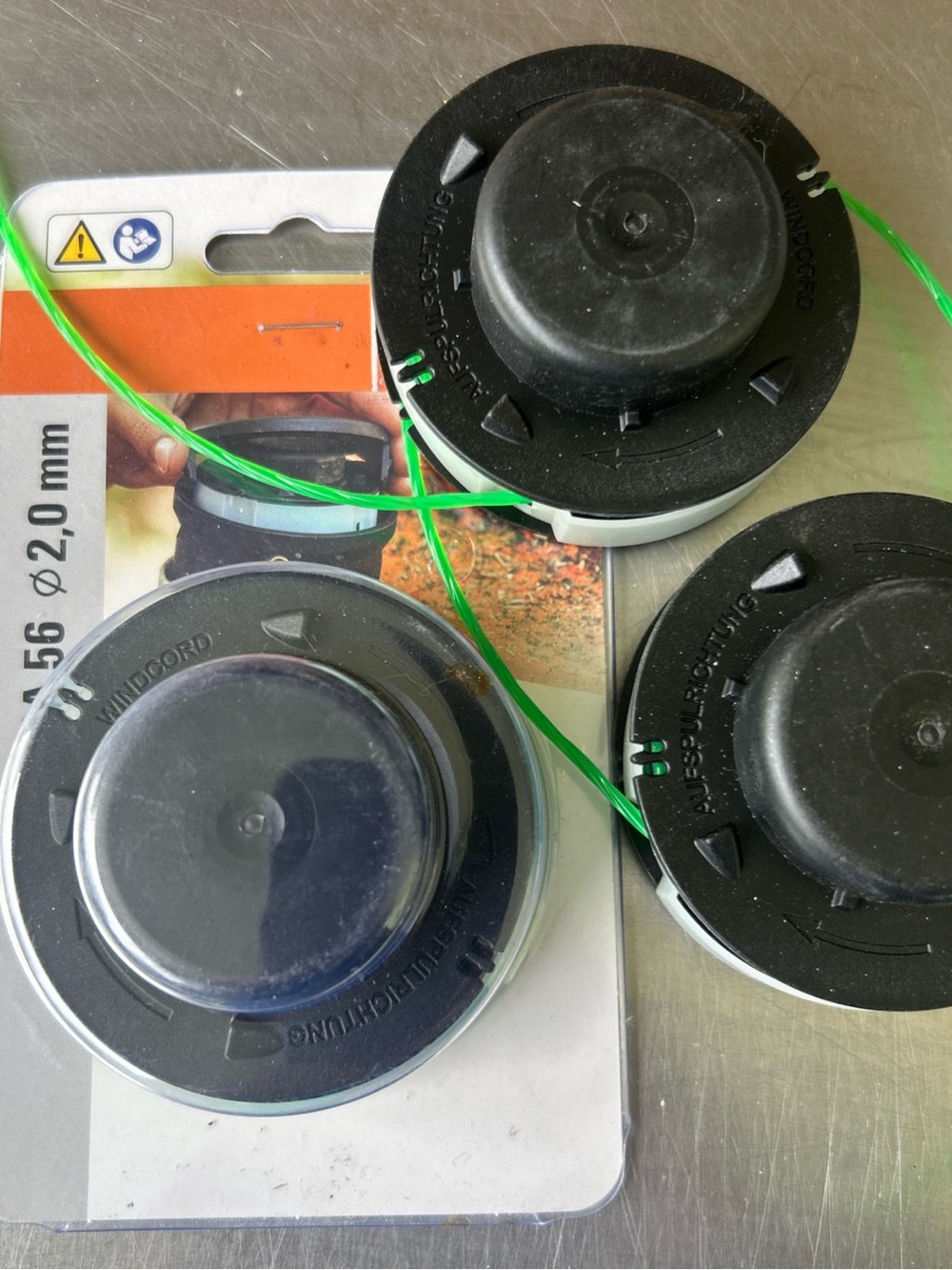 Stihl 4008 710 4301 Trimmer Head Spool For FSA56 FSE52 (3) Spools
